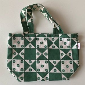 Lisa Says Gah Floral Quilt Denim Baby Tote